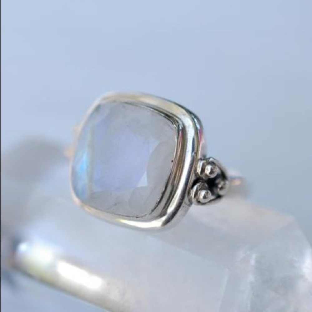 Sterling Moonstone Ring